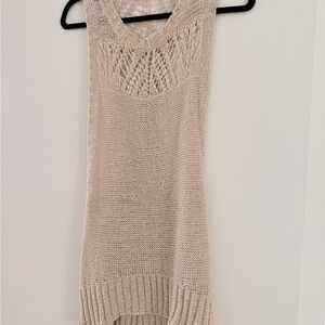 LAmade Cream V-Neck Sweater